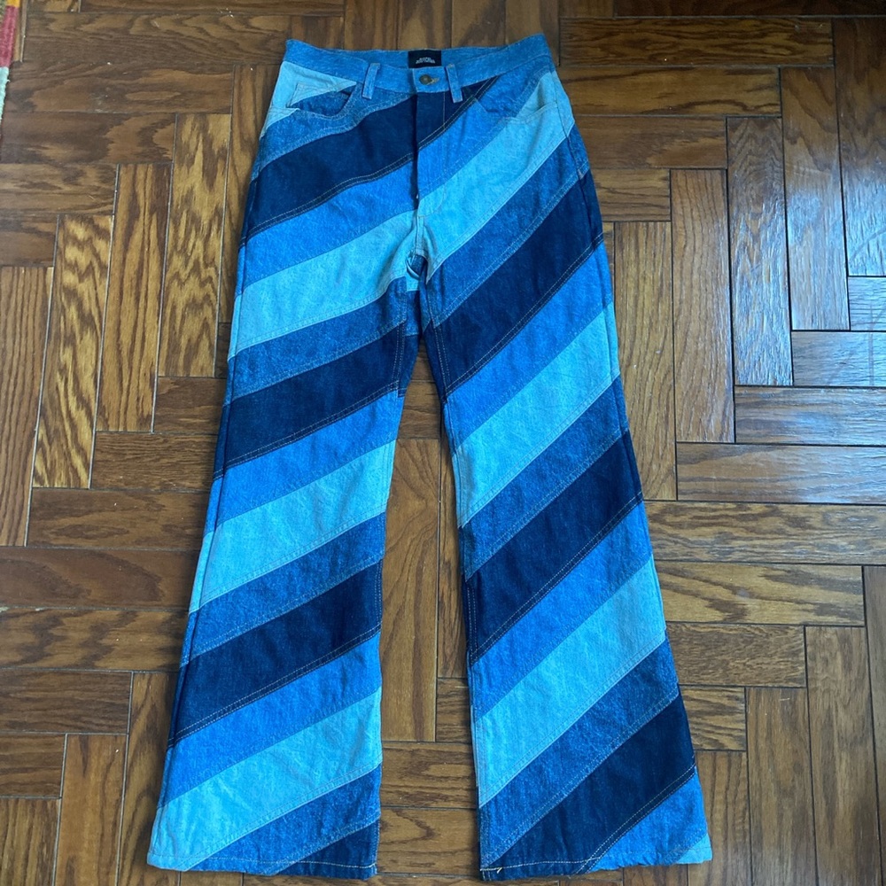 Marc Jacobs Spring 2020 Runway Multicolored Jeans, size 4